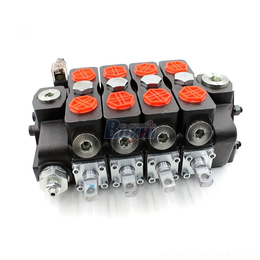 SD8-Electric unloading valve Manual 4 Spool Sectional Directional Valve | Private Label main image